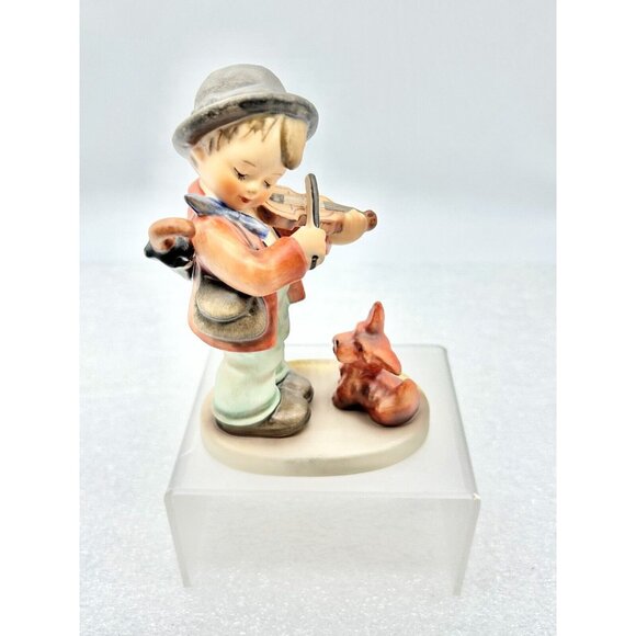 Goebel Puppy Love Hummel Figure TMK 3 Fiddle With Puppy
